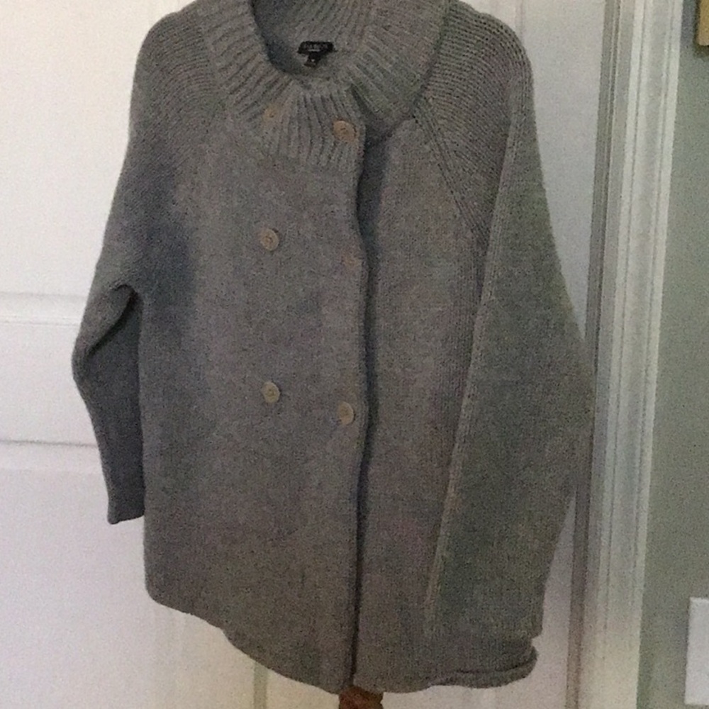 Coat sweater, Talbots, wool & cashmere, medium, good condition